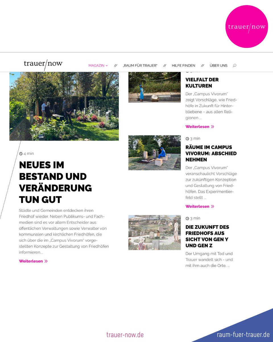 Mehr erfahren #campusvivorum

trauer-now.de/magazin/campus…

<a href="/TASPONews/">TASPO</a>