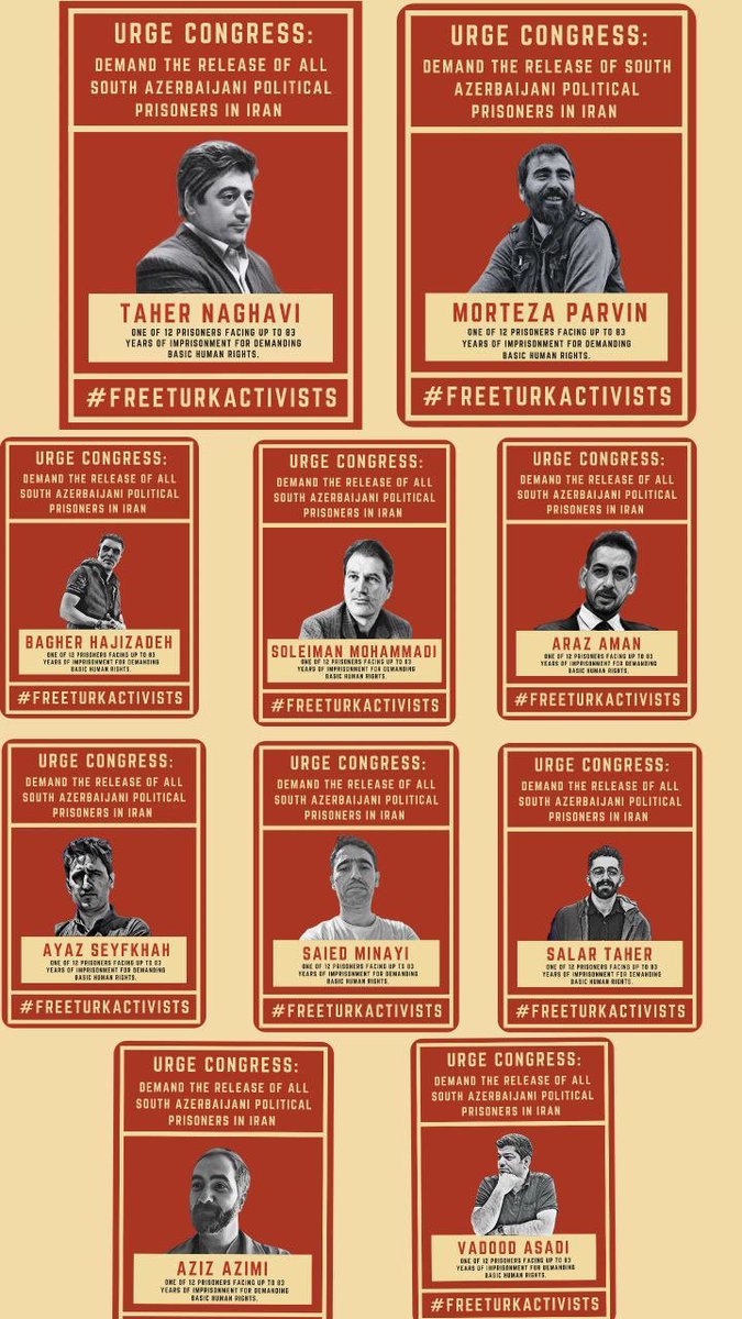 جای فرزندان آذربایجان زندان نیست! 

 #FreeTurkActivists