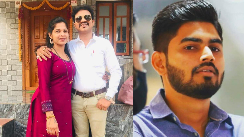 ShoneeKapoor's tweet photo. WIFE's FANTASY FOR YOUNGER MEN

Meet Pratima (34) and her boyfriend is Dilip Hegde(28). They together killed the husband(44).

The husband had been suffering from illness for 25 days. After the death, her brother suspected something fishy. So, filed complaint to the police.

On investigation, the wife and the lover confessed their act, revealing they mixed #poison in his food and then suffocated him to death using a bedsheet.
