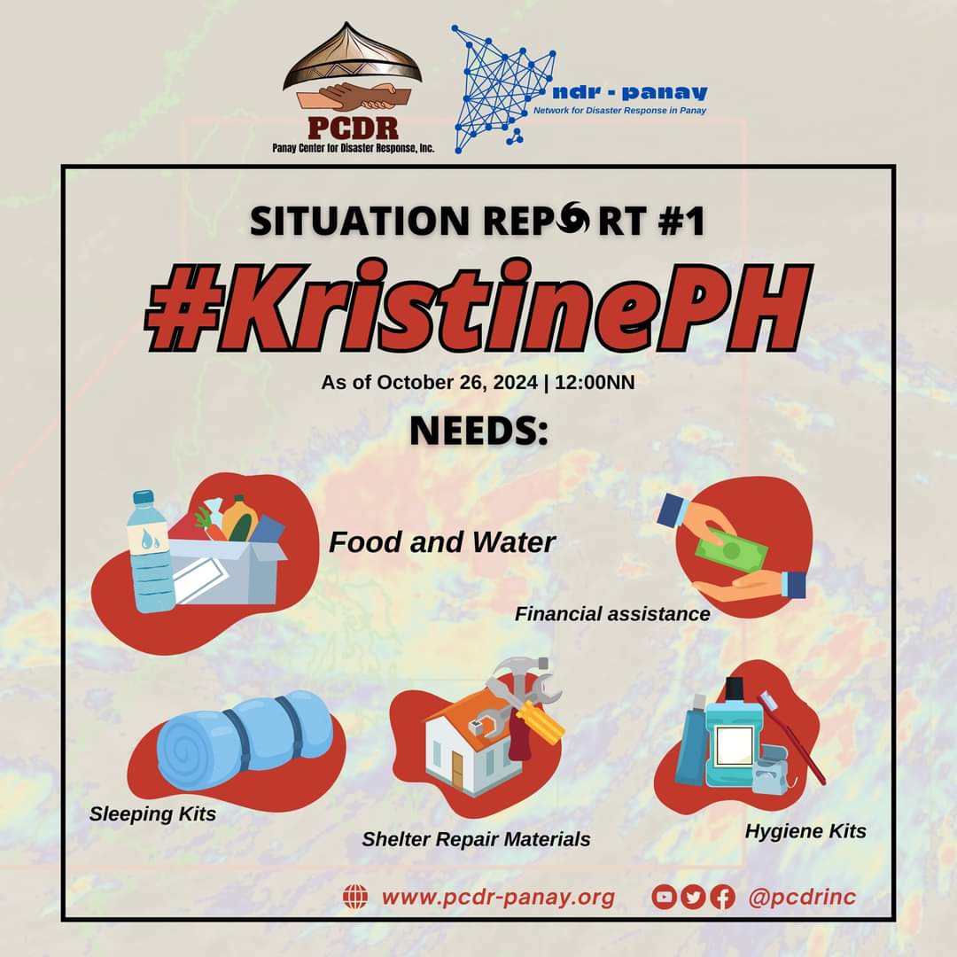 pcdrinc's tweet photo. #KristinePH 𝗦𝗶𝘁𝗥𝗲𝗽 #𝟭 (𝗣𝗮𝗻𝗮𝘆 𝗮𝗻𝗱 𝗚𝘂𝗶𝗺𝗮𝗿𝗮𝘀)
As of: October 26, 2024 | 12:00 NN

Read Full Report: https://t.co/9dkr2v6atd https://t.co/E86vvgNxF4