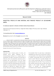 research543572's tweet photo. Highly Cited Article...
ANALYTICAL PROFILE OF RAW MATERIAL AND FINISHED PRODUCT OF CEFUROXIME
AXETIL...Read more
https://t.co/Gb9xOcQqs6 
https://t.co/XxBIOmLHlh 
#MedTwitter #Microbiology #Product #materials #FINISH #Analytics #Researchpaper #research #author #article #pharmacy https://t.co/EqQ4ASjSe7