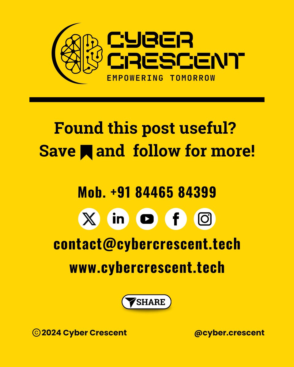 cyber_crescent's tweet image. Swipe to uncover the must-have features every small business website needs to succeed online. Don&apos;t let your site miss out on its full potential!
#SmallBusinessWebsite #WebEssentials #CyberCrescent
📞 84465 84399
🌐 cybercrescent.tech
📧 Contact@Cybercrescent.Tech
#Website