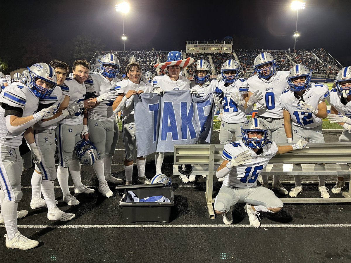 Coach Cikach (@coachcikach) on Twitter photo Wild Dogs pitch a shutout in the 2nd Half in a 50-22 W over Orange. 4 Takes (including a TD) and a safety! #take <a href="/OlibFootball/">Liberty Football</a> OCC Champs! Wild Dogs pitch a shutout in the 2nd Half in a 50-22 W over Orange. 4 Takes (including a TD) and a safety! #take <a href="/OlibFootball/">Liberty Football</a> OCC Champs!