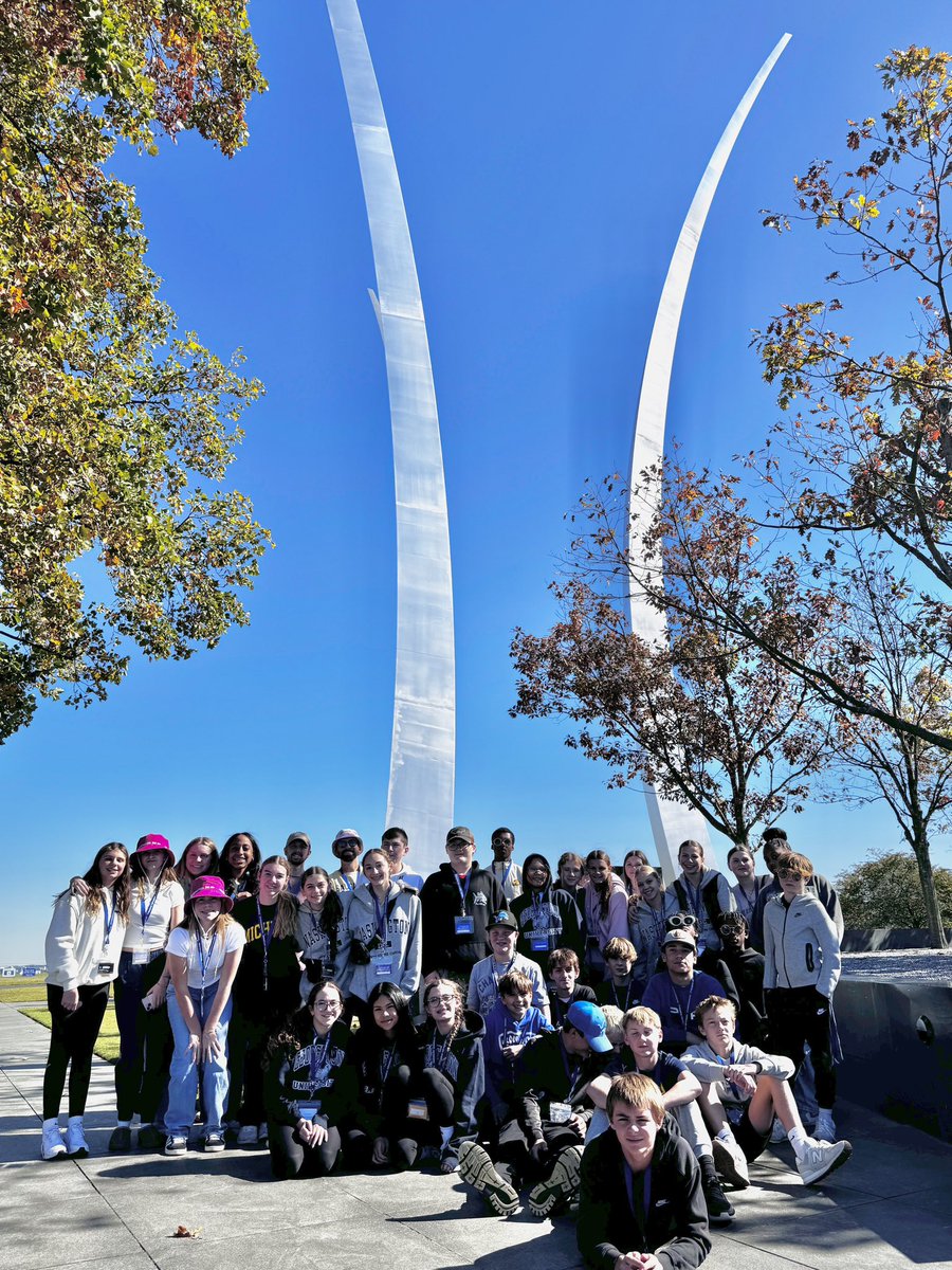 MrsKalbfleisch's tweet photo. We had a great day in D.C.! Some of today’s highlights from bus 4 include the Capitol tour, the National Cathedral tour, the Air Force Memorial, and so much more.  #CMSDC24 @CentennialMS https://t.co/izcazKNvtB