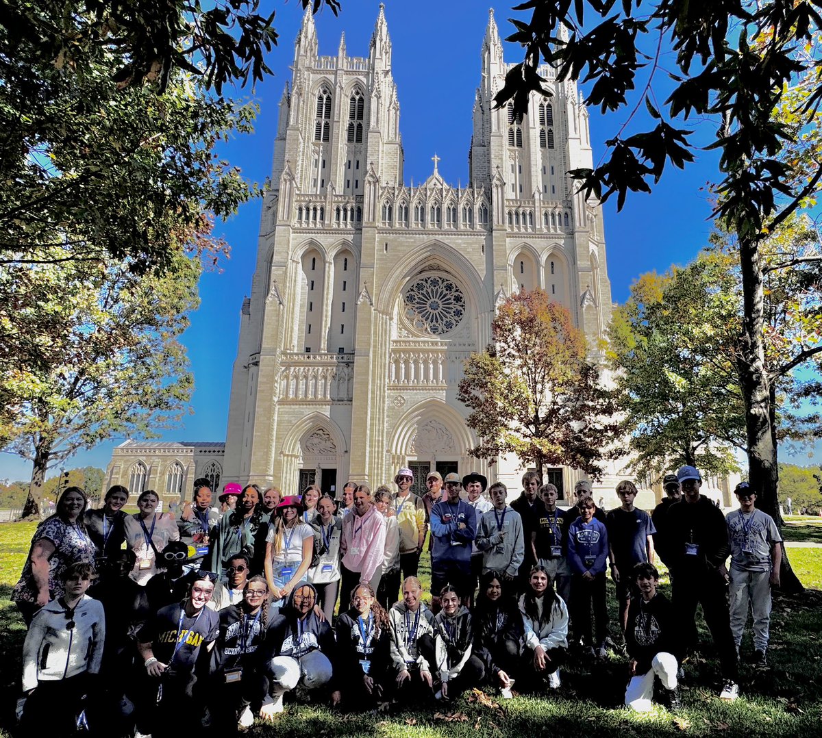 MrsKalbfleisch's tweet photo. We had a great day in D.C.! Some of today’s highlights from bus 4 include the Capitol tour, the National Cathedral tour, the Air Force Memorial, and so much more.  #CMSDC24 @CentennialMS https://t.co/izcazKNvtB