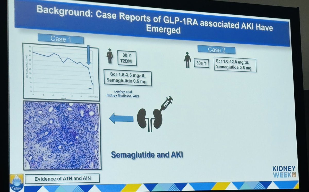 SwethaKanduriMD's tweet photo. Thank-you @ASNKidney and moderators @HerrmannMd and Dr. Sathick for the wonderful platform to present our work on “Exposure to GLP-1RA among patients receiving anti-cancer therapies” 
🌟🌟Grateful to @OchsnerNephro crew for the love and support #KidneyWk @onconephsociety https://t.co/WE4XnU6lx0