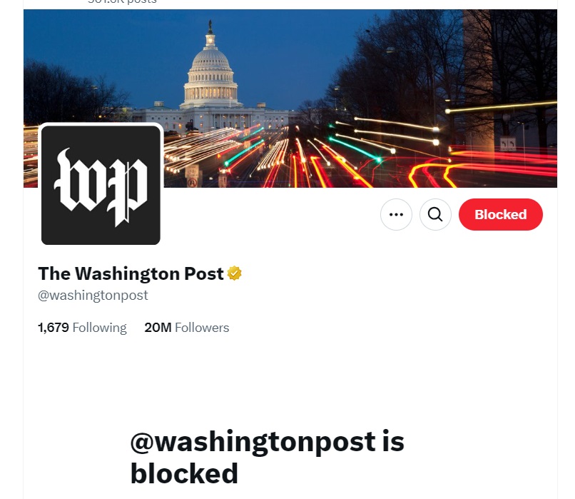 CaraHeilmann's tweet photo. @hodgman @washingtonpost #BoycottWaPo
#BlockWaPo
#BezosIsChickenShit https://t.co/gQ0oub9slk