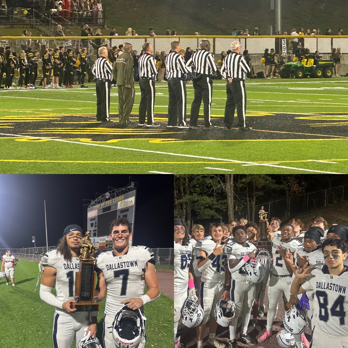 Our annual Football for Freedom game at Red Lion! Thanks to all of those that serve or who have served in our Military! We appreciate your sacrifice, beyond words! Special shout out to our very own, Gunnery Sgt. Porter for being the honorary Captain for tonight’s game!!