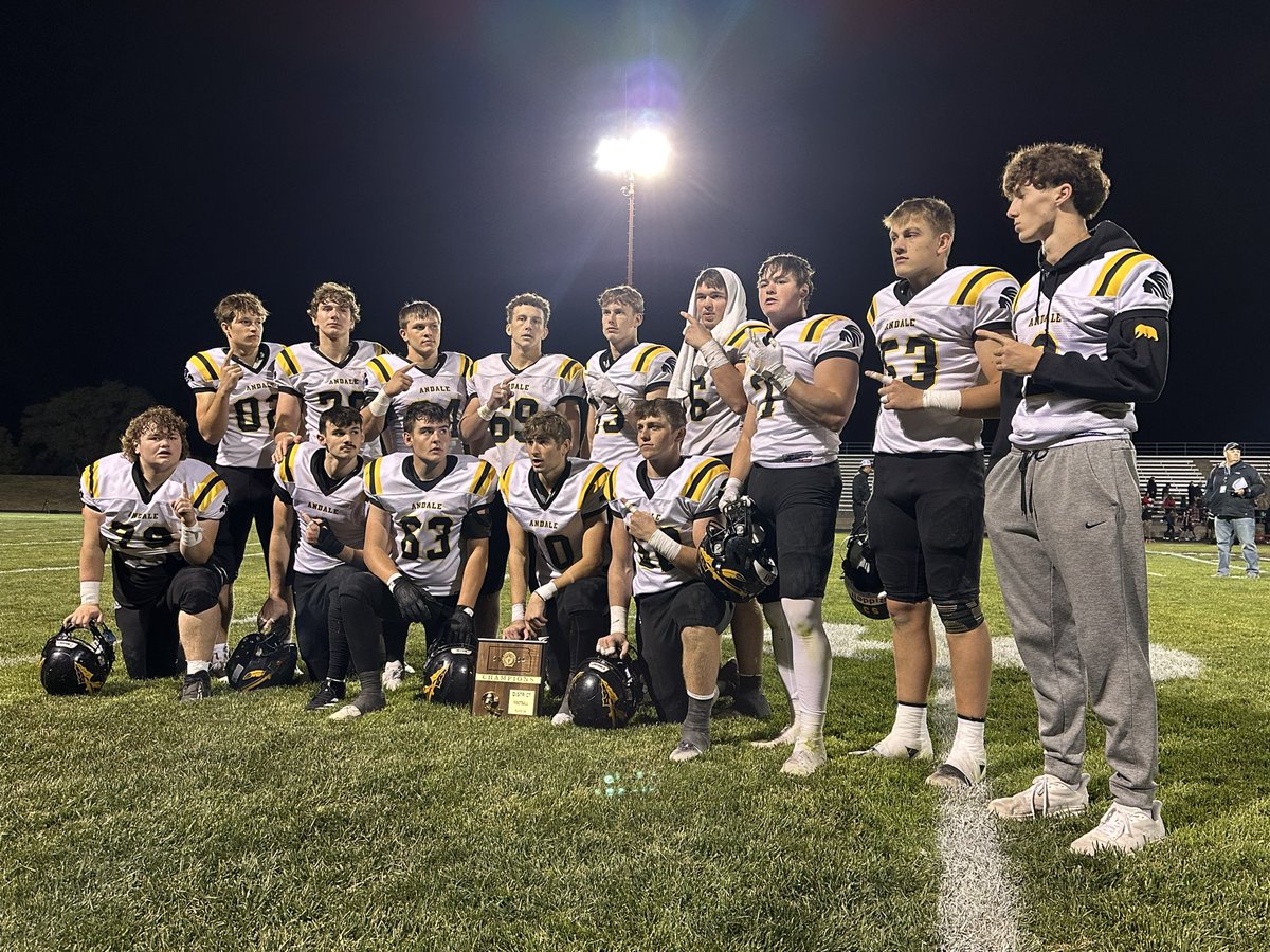 FINAL: #1 Andale - 60, Hesston - 14

<a href="/AndaleFootball/">Andale Football</a> rolls from beginning to end to claim the 3A District 6 title!

Indians back home next Friday as the No. 1 seed in the playoffs #kspreps