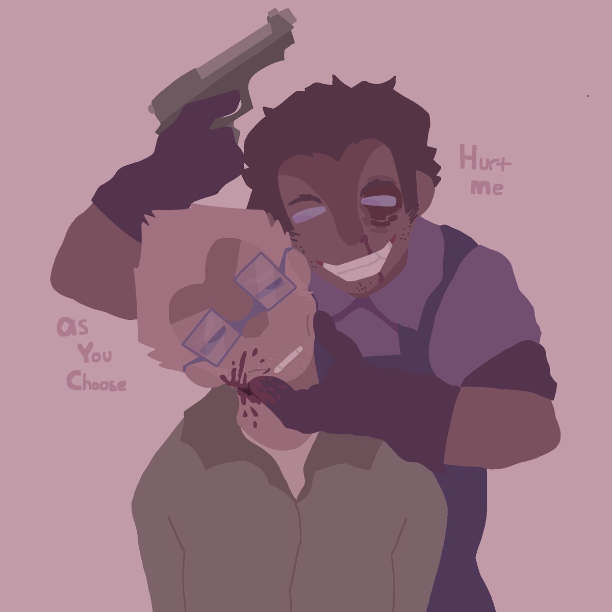 chgeeto's tweet photo. the love language of hurting one another #untildawn #untildawnfanart #climbingclass #joshwashington #chrishartley https://t.co/h3sqt5alym