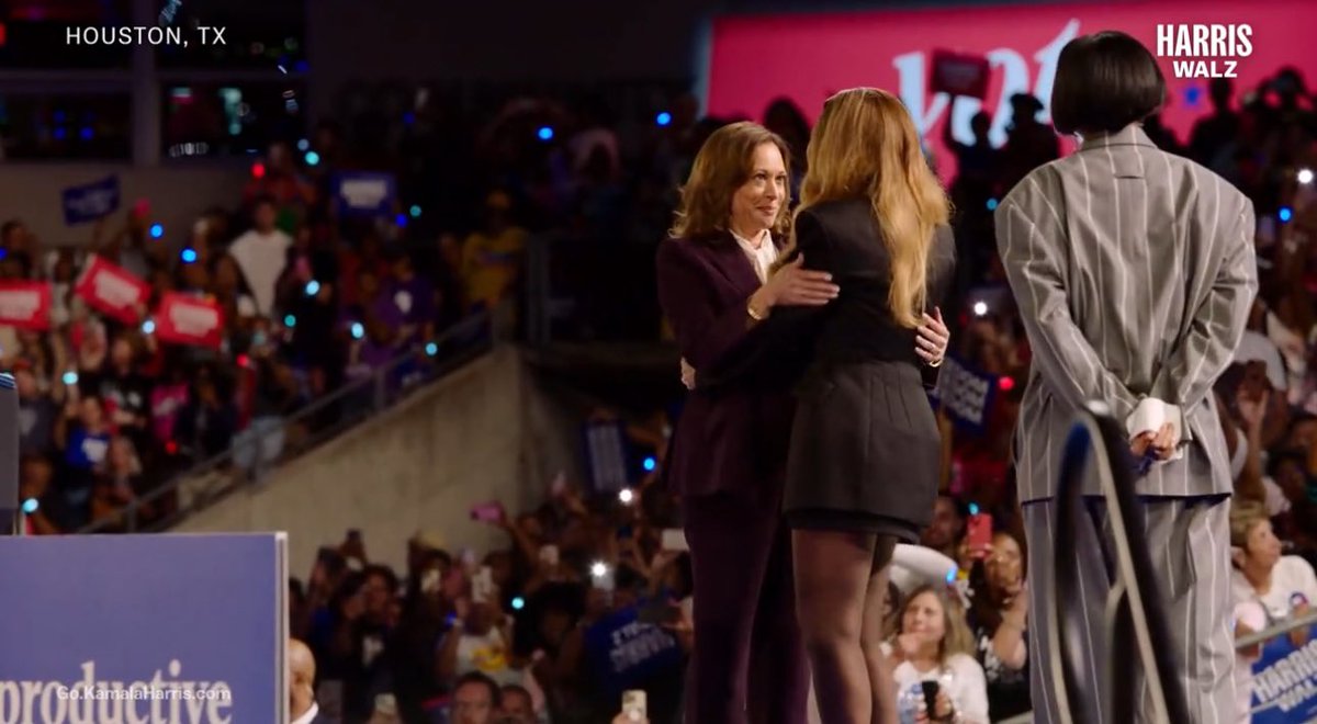Right now Israel is striking back at Iran with major missile strikes in a conflict that poses a threat of igniting a broader war if we aren’t careful and Vice President Kamala Harris is at a Beyoncé concert trying to get the free concert goers to vote for her. Total incompetence.
