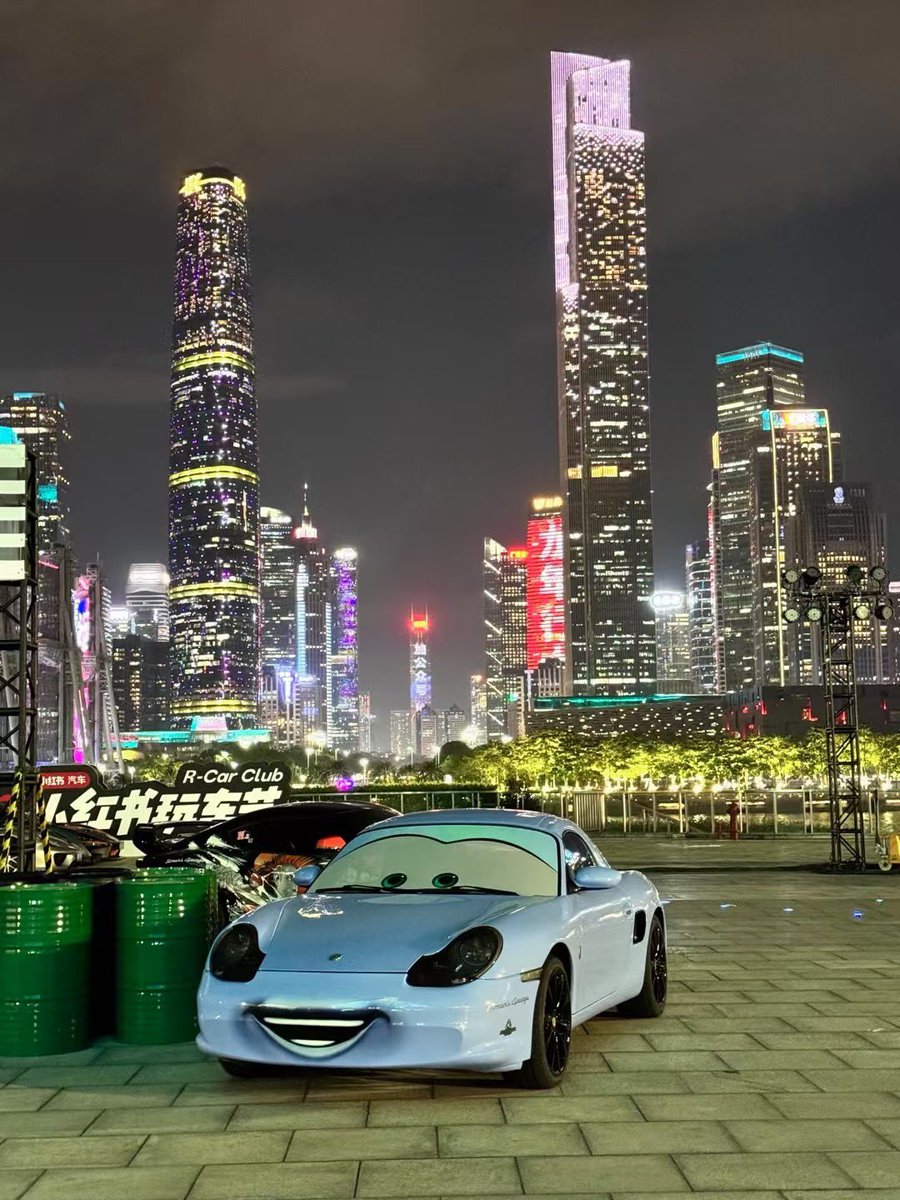 Joined <a href="/xiaohongshu/">rednote</a> Car Meet Event with #LightningMcQueen #SallyCarrera and Full #INKfected @inkonbtc at Guangzhou Tower🏎
Catch us if you are there😛
#NeedForStance
#getINKed
#Cars 
#Disney 
#Pixar