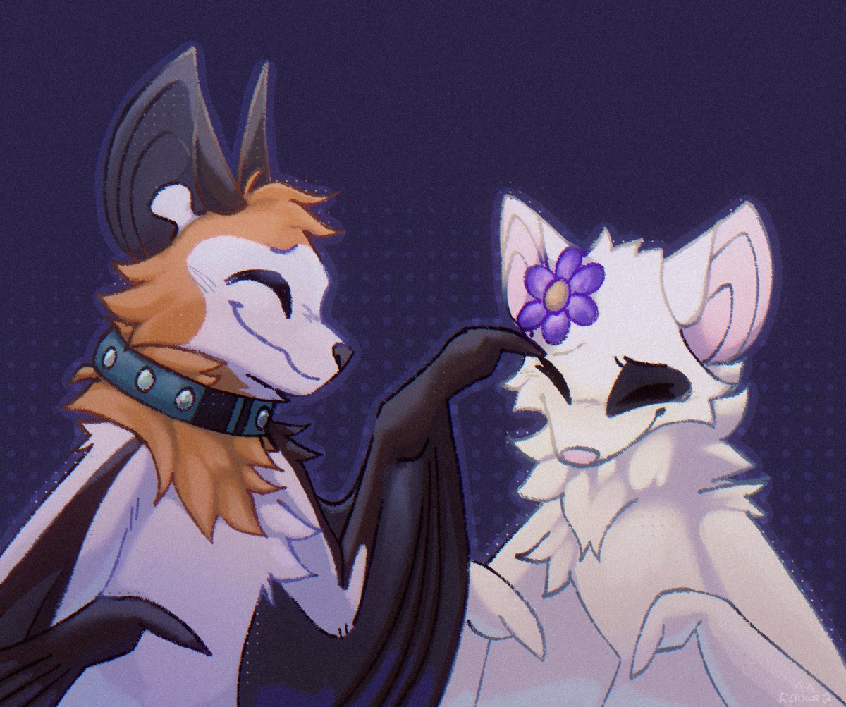 comm for <a href="/Jack_Desmodus/">JackTheBat</a> and <a href="/Akaifox2/">Akaifox</a> !! gotta love bats