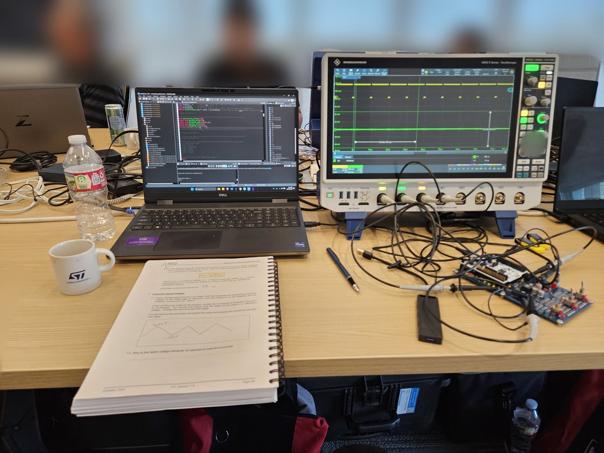 rsgxp's tweet photo. Today wrapped up the last day of the Biricha Digital Power Supply and PFC Design workshop in Austin, Texas. 

It was a great experience and I learned a great amount on implementing digital control with STM32 Microcontrollers. 

Would highly recommend this workshop https://t.co/eetOTzPqId