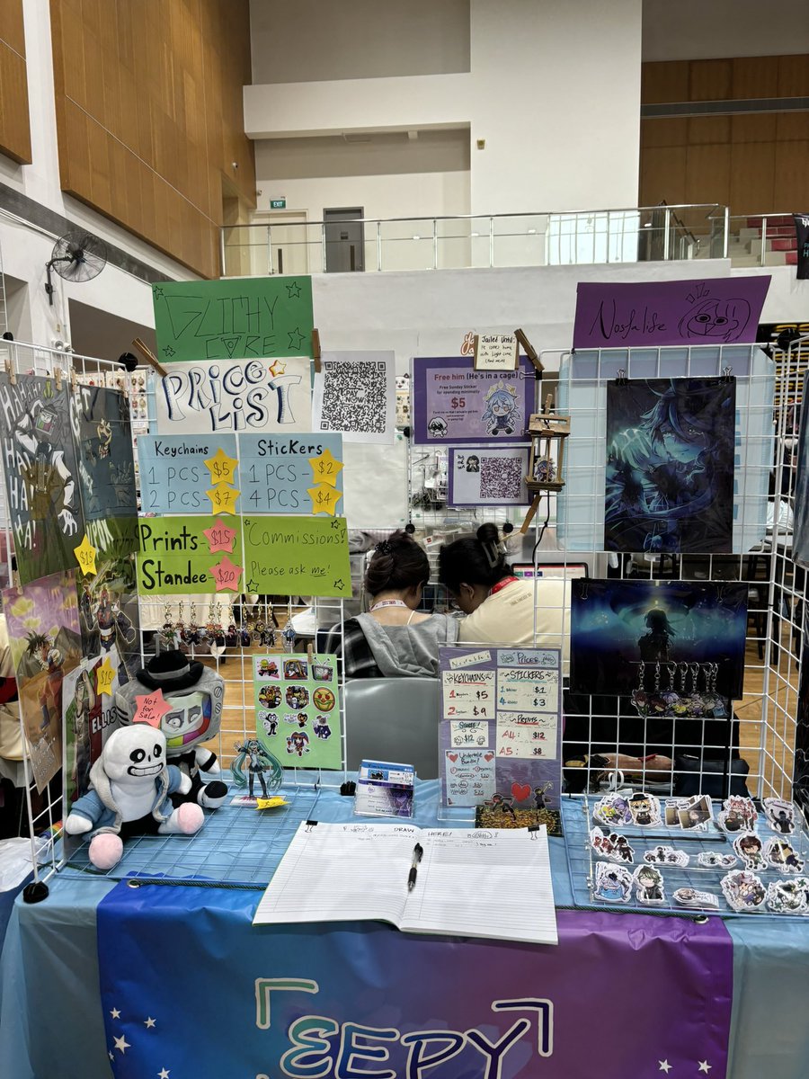nostalife's tweet image. BOOTHING TIME :D with @glitchycore21 (at ITE college central, come drop by if you can, we have goodies and other things :))

#gamesfest #boothing