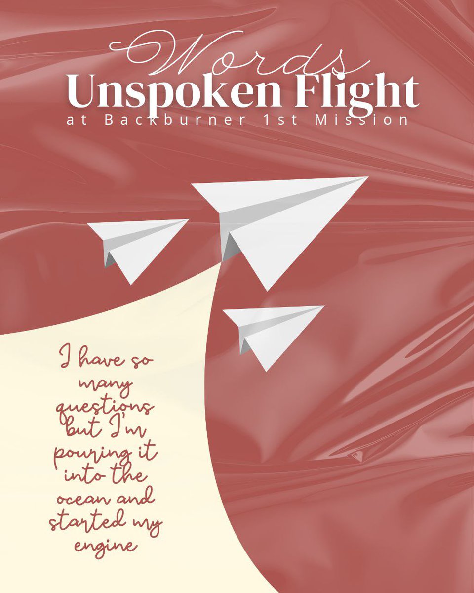 ⠀⠀
Unspoken words gather like whispers in our minds. I fold them into a paper plane, and release it to the wind. Let it carry your traces, drifting far beyond reach—as the memories  of you softly fade into the sky.
⠀⠀