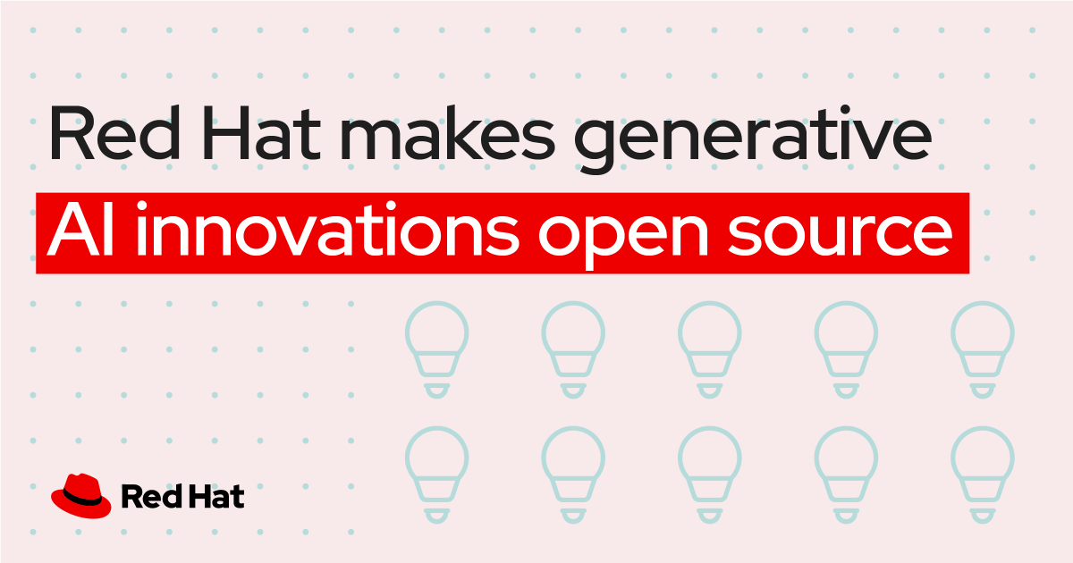 RedHatAPAC's tweet photo. Red Hat announces the launch of #RHEL #AI that enables users to more seamlessly develop, test and deploy #GenAI models. Learn more here: https://t.co/aA1PgUR2WK https://t.co/sa6IJkkfX6
