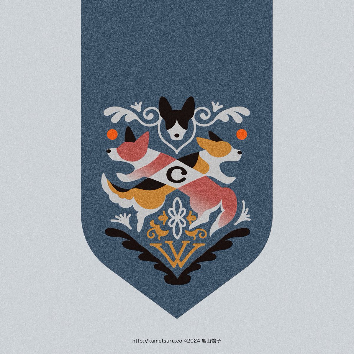 kametsuru55's tweet image. 個展の為の描き下ろし

#かめつる犬図鑑
#コーギー #corgilover