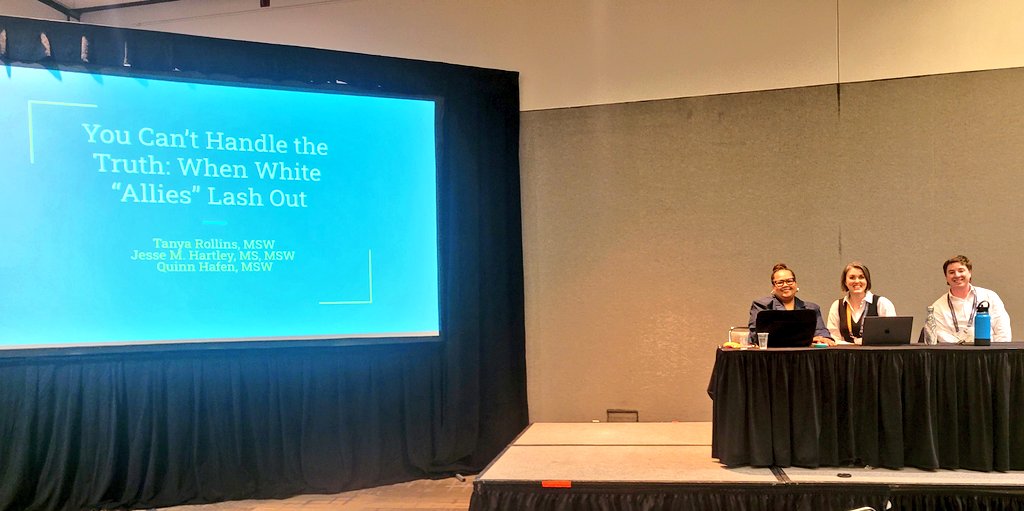 realsocialwork's tweet image. Great to see and support friend and disproportionality colleague Tanya Rollins. #CSWE2024 #SocialWork @CSocialWorkEd