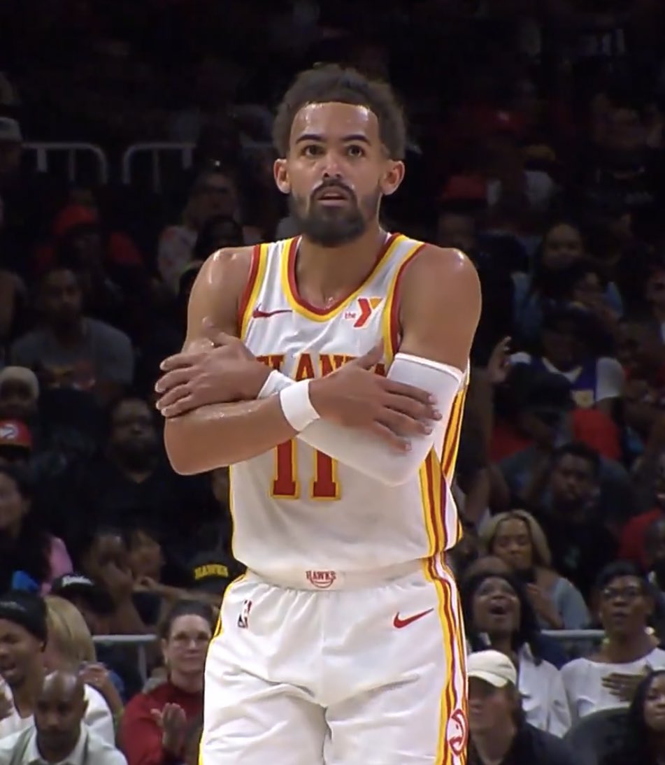 balldontstop's tweet image. This guy would be considered a superstar if he played in a bigger market. Trae Young is a pure hooper and he consistently produces at an elite level since he arrived in the NBA.