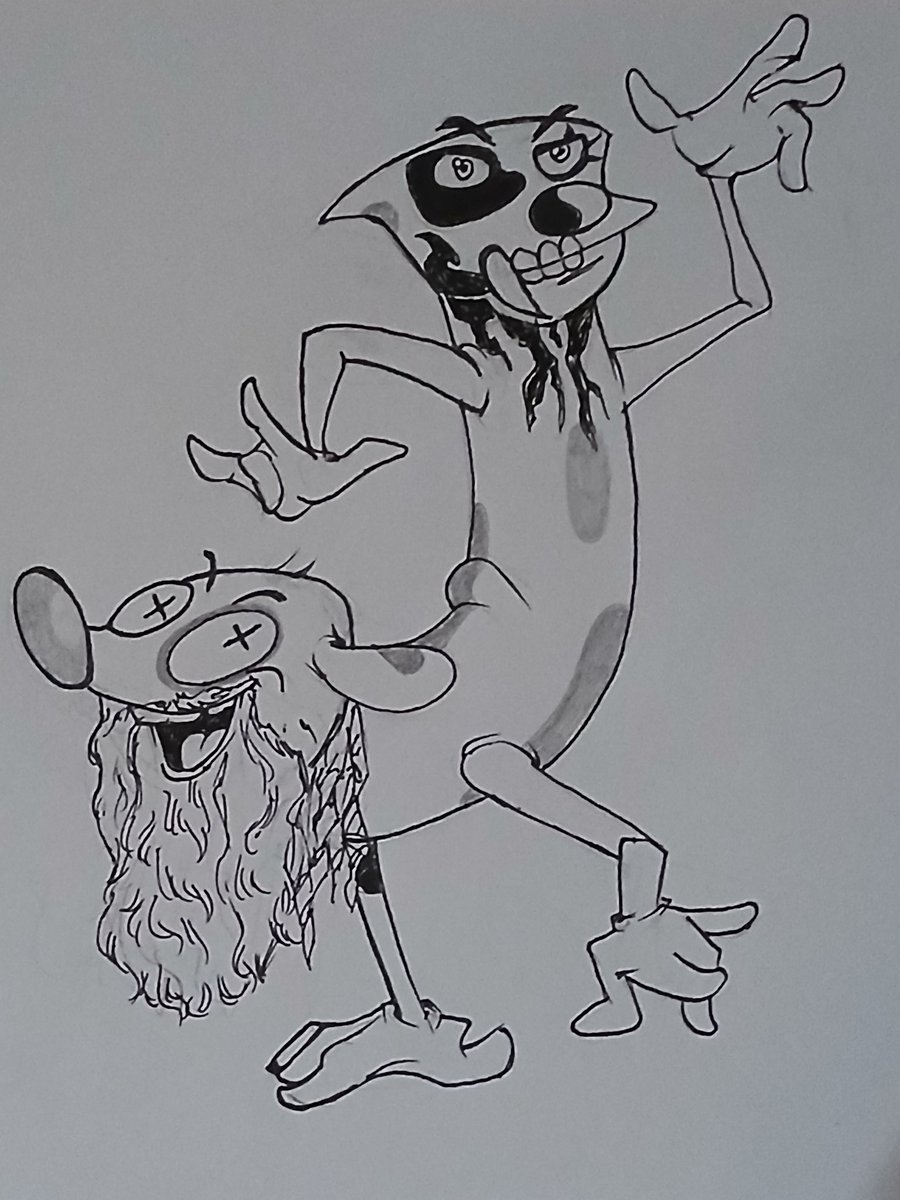 Since it Halloween time, here is my Dynamic Cat-Dog artwork of Most Violent. 

<a href="/DEMI_GODOFDEATH/">Funny Bone</a> 
<a href="/thedevildrexl/">Drexl</a>