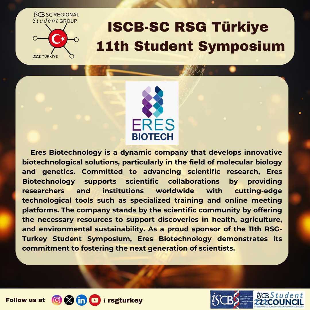Our second sponsor is on board! 🎉 Eres Biotechnology is now supporting our student symposium as one of the innovative names! 💡 We're thrilled to have them join us on this journey of connecting science and business.