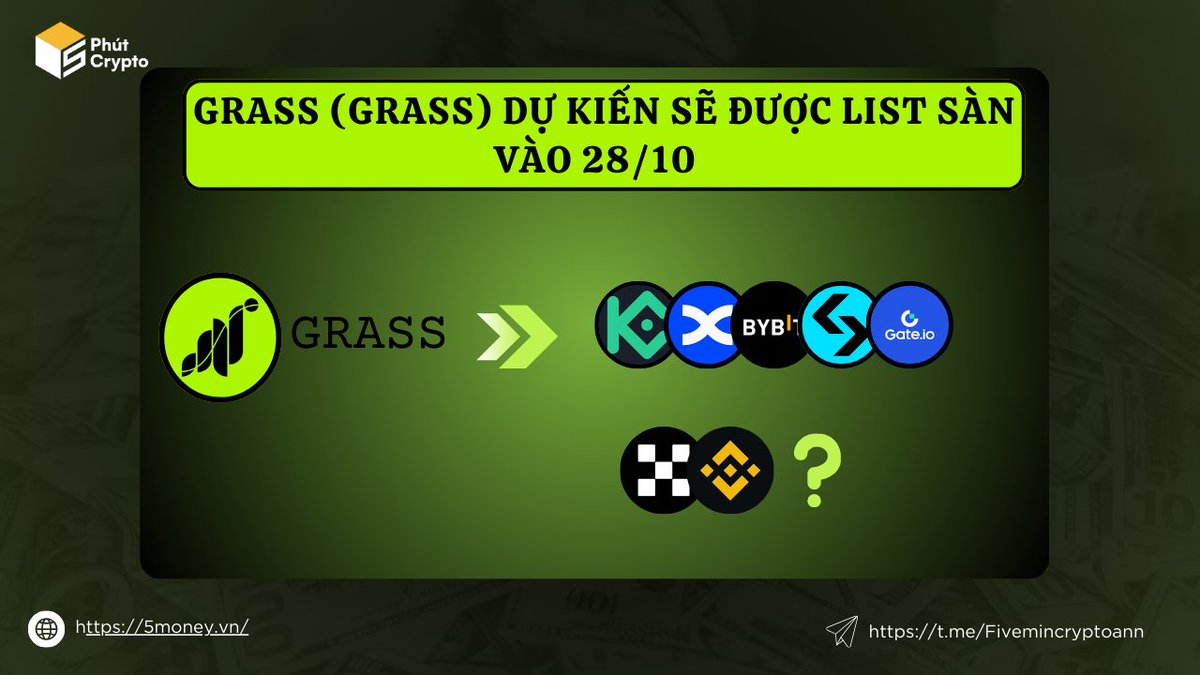 Bàn luận cuối tuần - GRASS sẽ ra mắt trên Binance vào 28/10 ? #5PC  @getgrass_io 🔥 Phải nói sau Pi thì ad mới thấy được 1 cộng đồng lạc quan  như