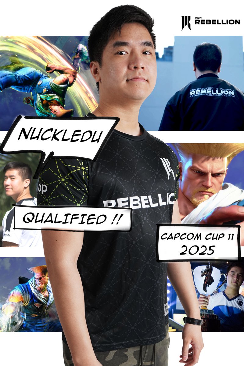 ShopifyRebels's tweet image. CAPCOM CUP 11 WE ARE ON THE WAY ‼️ 

@NuckleDuDang qualifies through  @Incendium_GG World Warrior US/Canada East for Capcom Cup in 2025!! @CapcomFighters 💚 

#ArmTheRebels #CPT2024