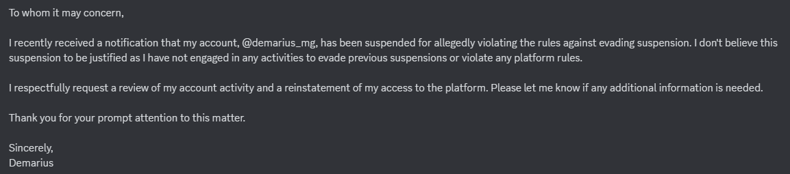 Maugie_Games's tweet photo. @X @Demarius_MG has broken no rules and just paid his yearly Blue.. This is the only account he's ever had. Please rectify this situation. TY
#FreeTheD