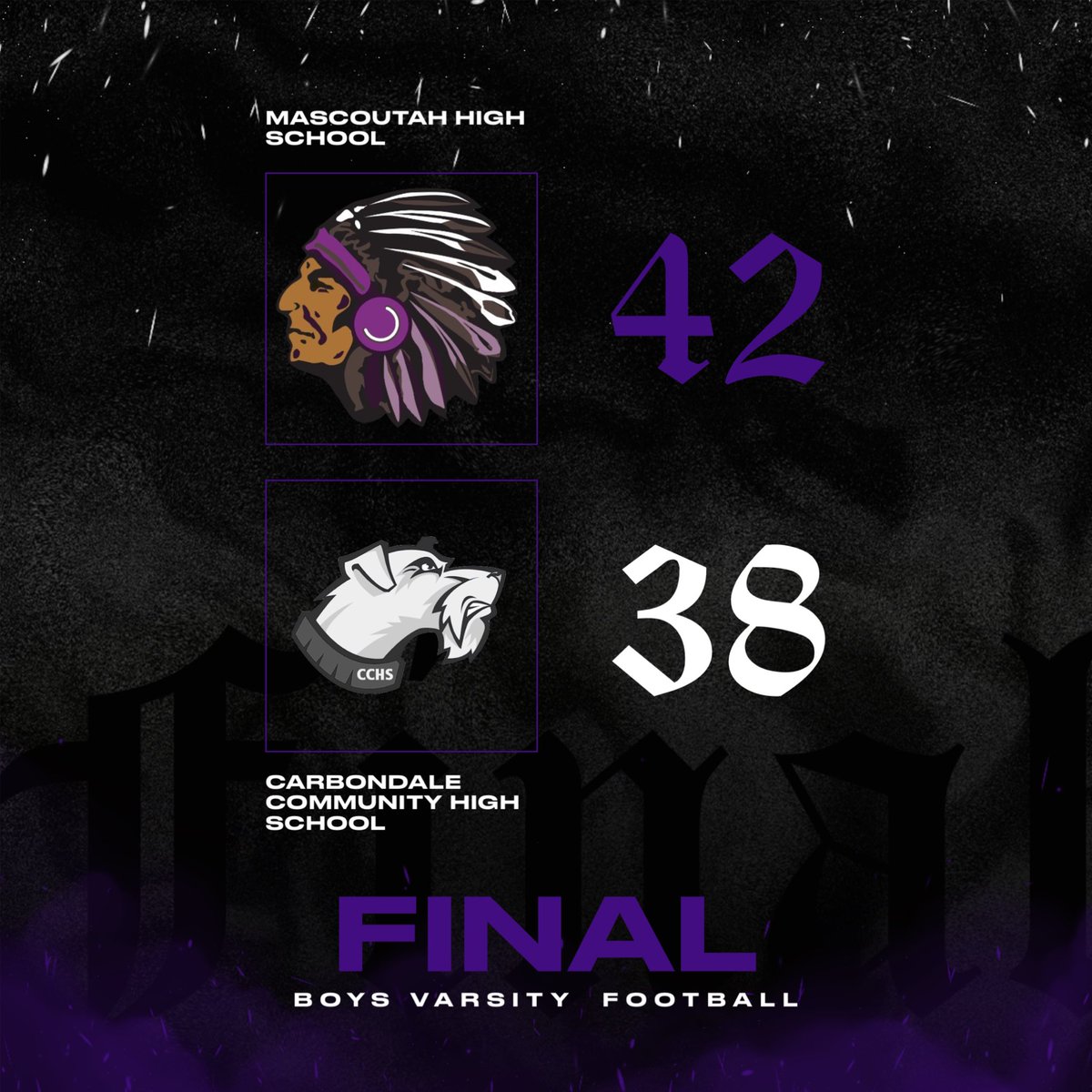 MHS19_ATHLETICS's tweet image. Indians close out the season on a high note, as Murphy plunges in with :05 remaining to beat Carbondale on Senior Night!