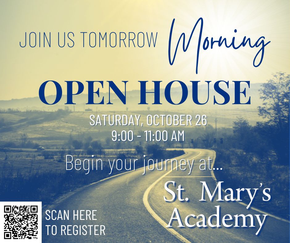 Join us for open house, Saturday October 26th at 9:00 AM!