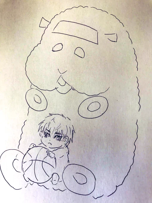 服や下着に挟まってる台紙。絶対に落書きしてから捨てるんだ。 