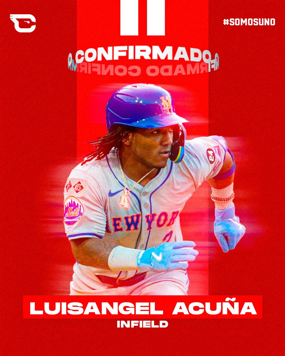 CONFIRMADO ✅

Luisangel Acuña se reporta al equipo el 12 de noviembre en Barquisimeto ✊🏻

#SomosUno🆑