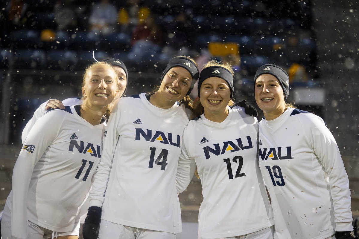 NAUSoccer_'s tweet photo. TOURNEY BOUND 🤝🗣️ @bigskyconf 

#RaiseTheFlag | #BigSkySoccer https://t.co/7nZOWuQdfq