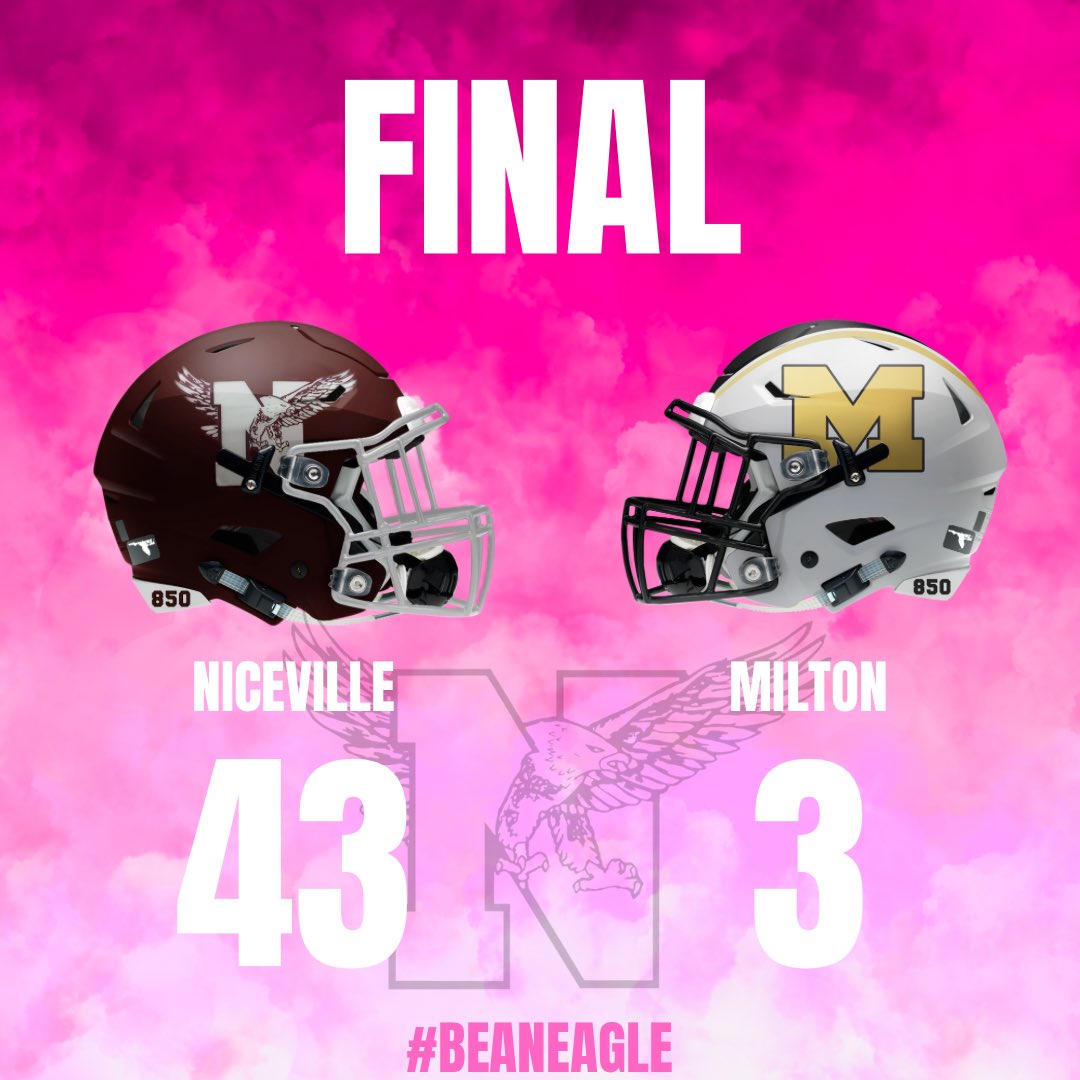 GO EAGLES! 🦅  <a href="/FLCoachT/">Grant Thompson</a> <a href="/AD_Nice3/">Adron Robinson</a> <a href="/Niceville_FB/">Niceville Football</a> <a href="/NicevilleEagles/">Niceville Eagle Athletics (ESPI)</a>