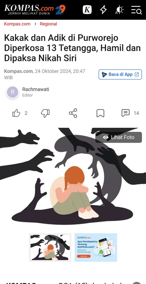 Ndons_Back's tweet image. INI SATU DESA APA GAK PUNYA OTAK SEMUA???!!!! APA GAK PUNYA NYALI??!! 

DSA (15) dan kakaknya, KSH (17) di Kabupaten Purworejo, Jawa Tengah diduga diperkosa oleh 13 pria tetangganya. Kasus tersebut telah dilaporkan ke Polres Purworejo pada Juni 2024, namun hingga kini masih belum