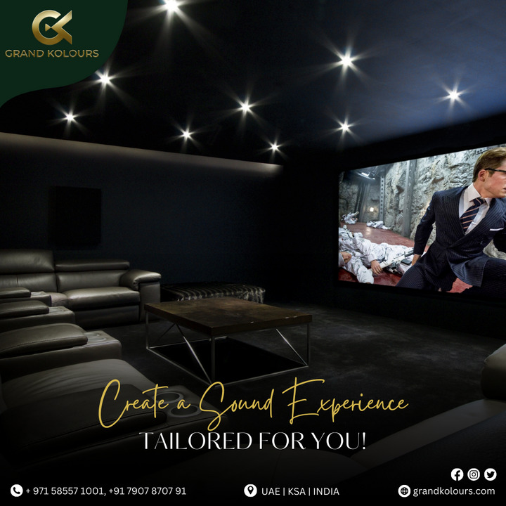 GKolours's tweet image. Create a custom sound experience like no other with our tailored home theater systems. Experience sound that moves you! 

Call us for more details: +971 58557 1001
.
.
#grandkolours #customsound #theaterathome #immersivesound #soundengineering #luxurylifestyle #premiumsound