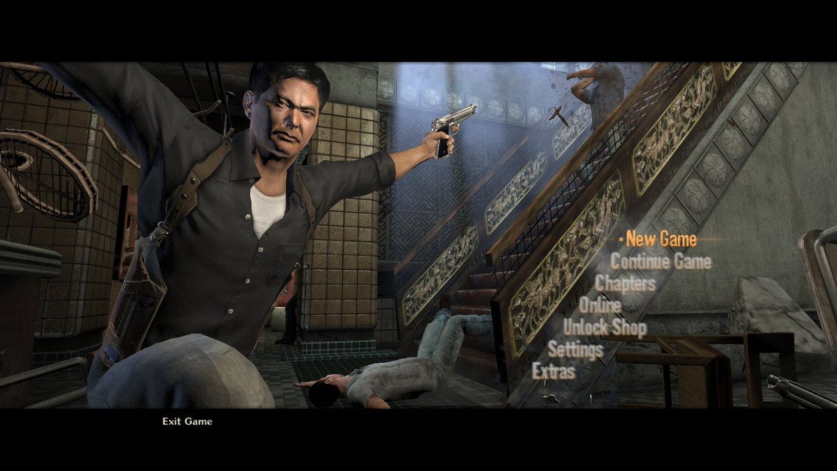 carlo_fiducia's tweet image. Sometimes you just get an urge to play something random. John Woo's #Stranglehold kicks ass. One of the coolest title screen setups I've ever seen-doves included.