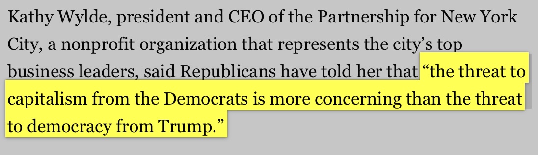 davidsirota's tweet photo. Quick reminder that business lobbyists are now screaming the quiet part out loud, admitting that if forced to choose between even slight left-of-center policy &amp; flagrant authoritarian fascism, America's corporations &amp; oligarchs will choose the latter. 

https://t.co/bHHQv6HNDf https://t.co/ktoxaAUpRP