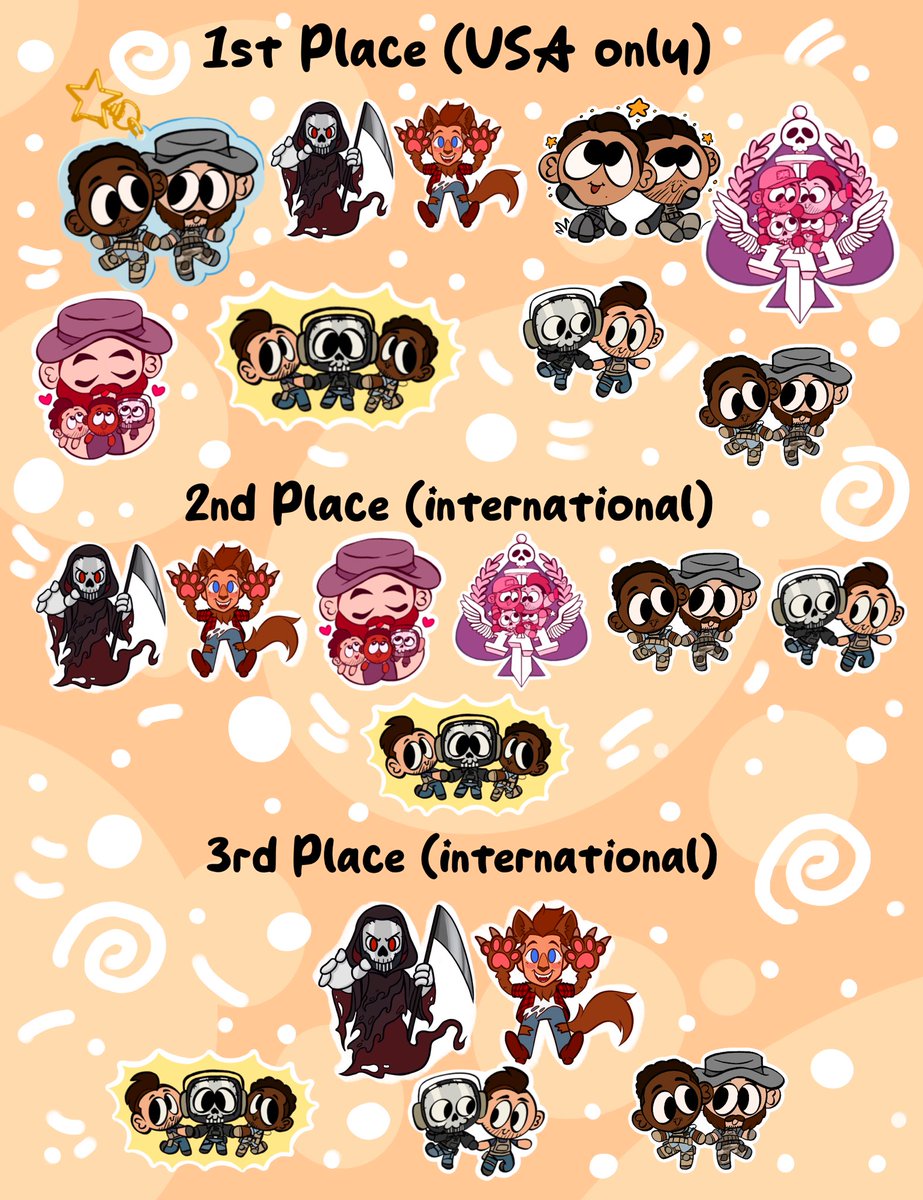 Clubbingclown's tweet photo. Almost forgot to put this up today omg. 

Big sale and sticker giveaway!!! Oct 25th-31st!
This time there will be three winners, this time I’ve made it international. First place is USA only bc it comes with a charm.

How to enter:
- Be following me
- Like
- Repost https://t.co/e3q8gp04Qc