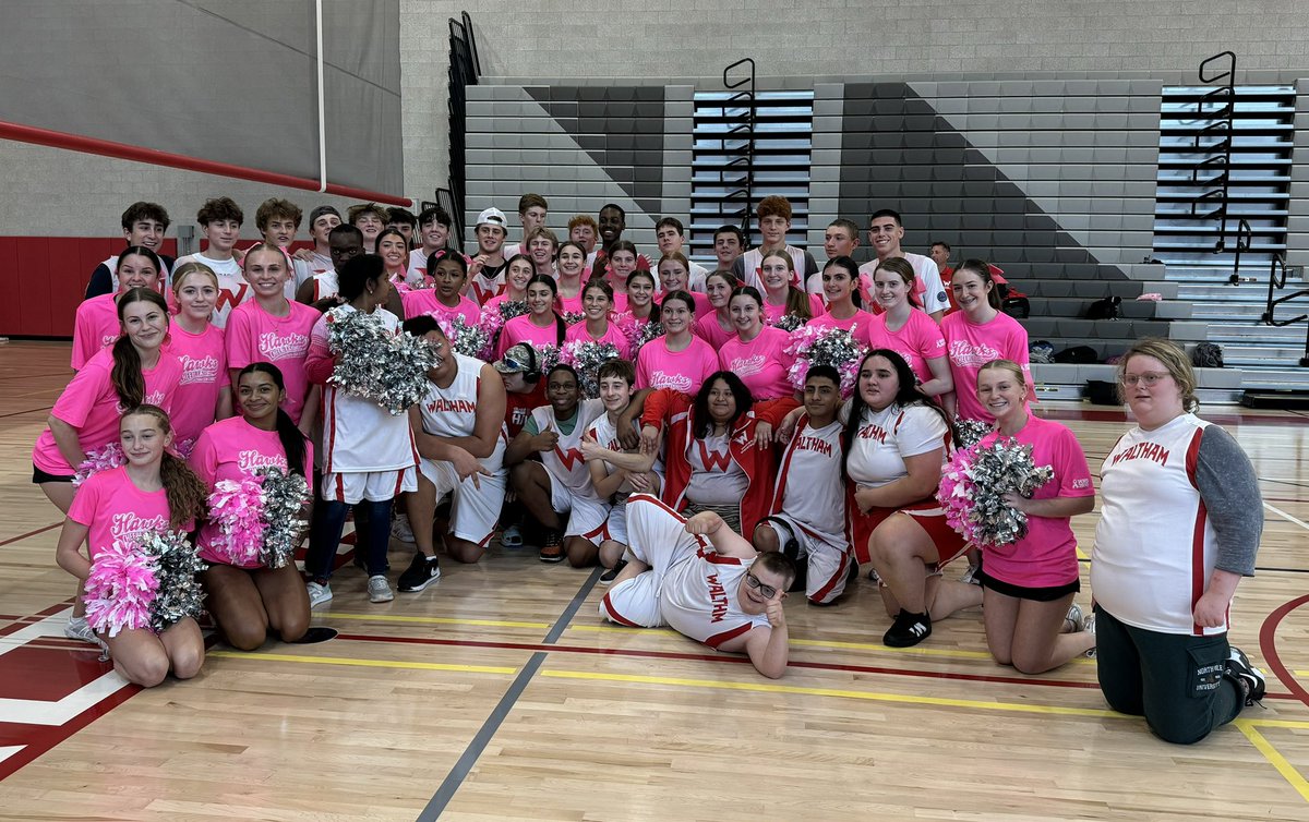 whscheering's tweet image. Loved cheering on the Unified Basketball team! 🩷