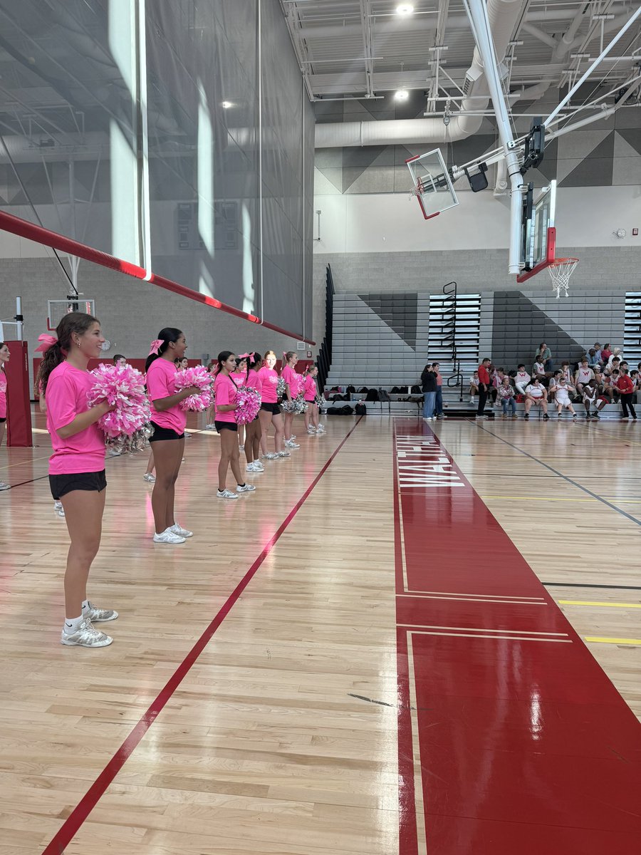 whscheering's tweet image. Loved cheering on the Unified Basketball team! 🩷