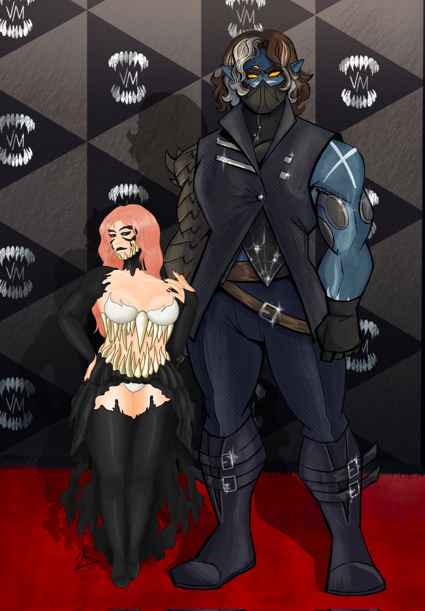 "You think the jester was going to miss this kind of party?"

WebWalker arrives to the #VenomMasquerade in a stunning attire! Oh and look at that! She is accompanied by Apex Three!

#atsv #spideroc #spidersona
