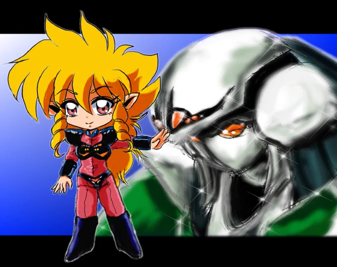 #なぜロボットの絵ばかり描くのですか言うほど描きませんが好きだから…あと苦手克服ですね(やっぱりロボはムズイ) 