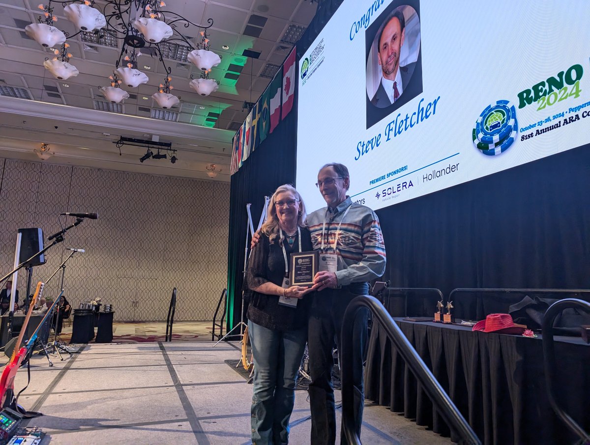 Mathieu Pierre Dagonas (@mdagonas) on Twitter photo Congrats to <a href="/autorecyclersCA/">Steve Fletcher ARC 🇨🇦</a> Steve F for winning a lifetime achievement at ARA tonight! Congrats to <a href="/autorecyclersCA/">Steve Fletcher ARC 🇨🇦</a> Steve F for winning a lifetime achievement at ARA tonight!