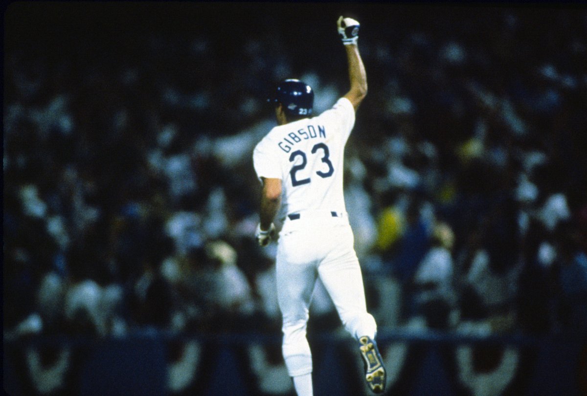 Two of the greatest moments in Dodgers history.

Kirk Gibson, meet Freddie Freeman.