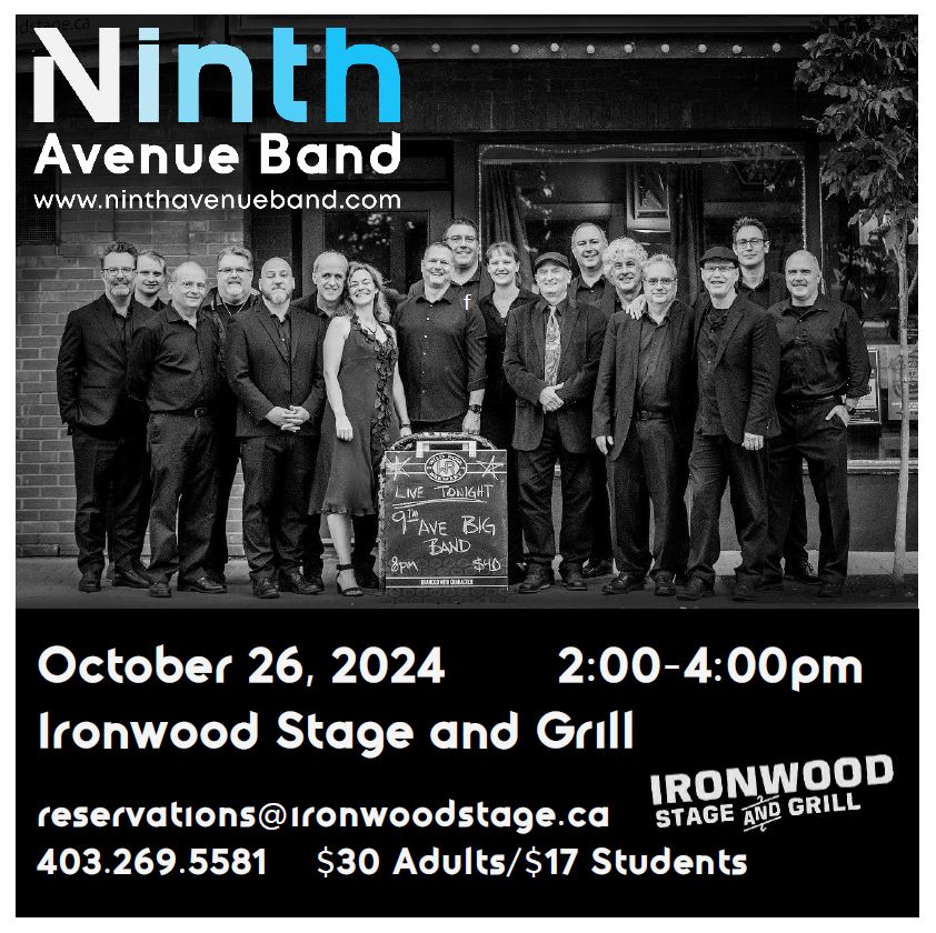 #Saturday is #BigBand #jazz #Brunch with the Ninth Avenue Band <a href="/IronwoodStage/">Ironwood Stage</a> 2-4pm!