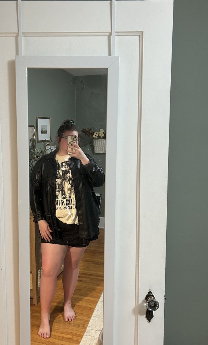 boookishswiftie's tweet photo. trying to pick my outfit for #indyN2 and I’m struggling!! Folklore vibes or casual reputation(?) vibes??? I’m just throwing together things I already have right now lol #ErasTourIndy #ErasTour https://t.co/waJJfi5Z1C