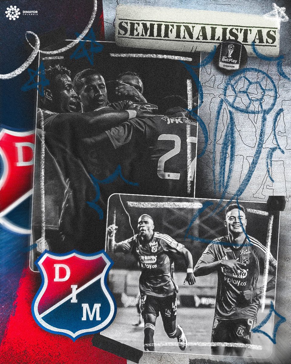 Dimayor's tweet image. ¡𝑵𝑶𝑺 𝑽𝑬𝑴𝑶𝑺 𝑬𝑵 𝑳𝑨 𝑺𝑬𝑴𝑰𝑭𝑰𝑵𝑨𝑳! 🔴🔵

El ‘Poderoso de la Montaña’ avanza en la #CopaBetPlayDIMAYOR 2024 tras su victoria en casa🫡

¡Felicitaciones @DIM_Oficial!

#LaPasiónDeMillones