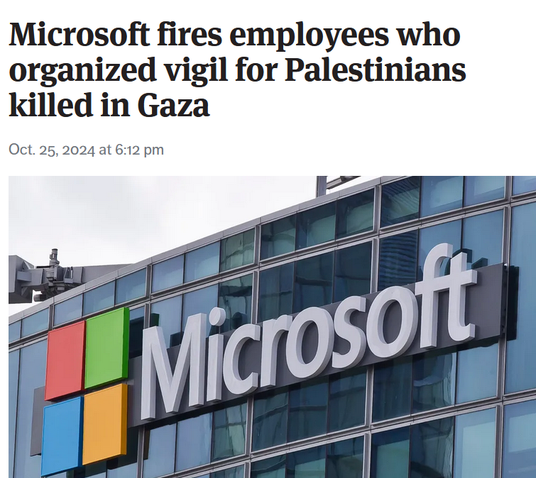 JeremyWard33's tweet photo. Get this:  The termination was posted on social media by 'Stop Antisemitism' more than an hour before the employee was actually fired by Microsoft  🙄 https://t.co/QDWlRQDaa7